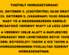 Nagy tó lezárás 2025.10.02. 08:00 – 2025.10.05. 10:00